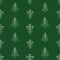 Seamless background of sketches christmas trees