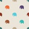 Seamless background from small sleeping elephants.