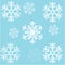 Seamless background snowflakes Patern