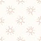 Seamless background sun in sky gender neutral baby pattern. Simple whimsical minimal earthy 2 tone color. Kids nursery