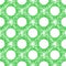 Seamless Balls Bubbles Green Pattern