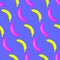 Seamless banana pattern. Minimal tropical background. Use for t-shirt, greeting cards, wrapping paper, posters, fabric