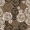 Seamless beige grunge rose pattern