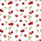 Seamless berry pattern