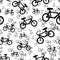 Seamless bicycle pattern