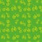 Seamless bicycle pattern. Stylish sporty print. Vector illustration. Green and yellow bicycles background, Can be used for wallpap