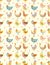 Seamless bird pattern