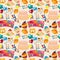 Seamless birthday pattern