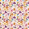 Seamless birthday pattern