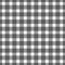 Seamless black colored checkered table cloth background