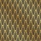 Seamless black and gold Art Deco palm leaf pattern background