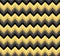 Seamless black and gold double palette blend chevron zigzag pattern vector