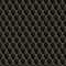 Seamless black leather texture with gold metal details. Vector leather background with golden buttons