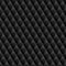 Seamless black leather texture. Vector leather background.