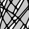 Seamless black and white geometric abstract pattern with hatched