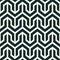 Seamless black and white geometric pattern