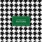 Seamless Black and White Houndstooth Background. Retro Geometric Pattern for Clothing Fashion or Vintage Textile Texture.