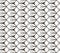 Seamless black and white pattern of cubic forms