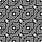 Seamless black and white pattern, simple
