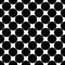 Seamless black and white polkadot pattern - halftone vector background graphic design from circles