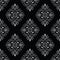 Seamless black and white rich damask wallpaper