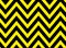 Seamless black and yellow zigzag stripes pattern. Vector design