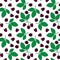 Seamless blackberries pattern