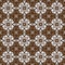 Seamless blend white and brown color on fabric Parang batik with simple motifs design