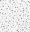 Seamless blob pattern. Ink drop background. Black uneven specks