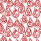 Seamless blood drops background