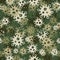 Seamless blue camouflage pattern. Repeating military clothing texture