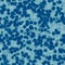 Seamless blue microorganisms pattern