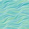 Seamless blue vector pattern with lines. Abstract green wave nature e