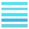 Seamless blue water wave vector tiles set