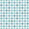 Seamless blue and white chequered background. Diagonal rhombus pattern. Geometric seamless texture
