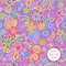 Seamless Boho floral pattern for backgrounds, papers, fabrics