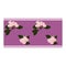 Seamless border, edging, ribbon, canvas with pink flowers and buds