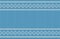 Seamless border. Knitted pattern on a light blue background