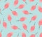 Seamless Botanical pattern with delicate rose buds.