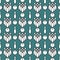 Seamless bowling patterns with repeating bowling pins and ball on sea green background. sports ornament for seamless printing,