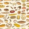 Seamless bread background