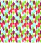 Seamless Bright Abstract Stained Glass Pattern