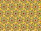 Seamless Bright Floral Pattern in a Rectilinear Style. Background for Textile and Other Design Solutions
