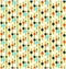 Seamless bright fun abstract vertical pattern with circles