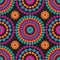 Seamless Brightly Colored African Design