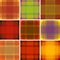 Seamless British pattern background collection. Plaid autumn palette tartan pattern set. Repeated twill texture for fashion fabric