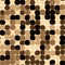 Seamless brown checkered grunge pattern