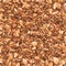 Seamless brown gravel stones texture pattern on white background.