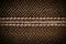 Seamless brown leather texture with seam