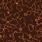 Seamless brown microorganisms pattern